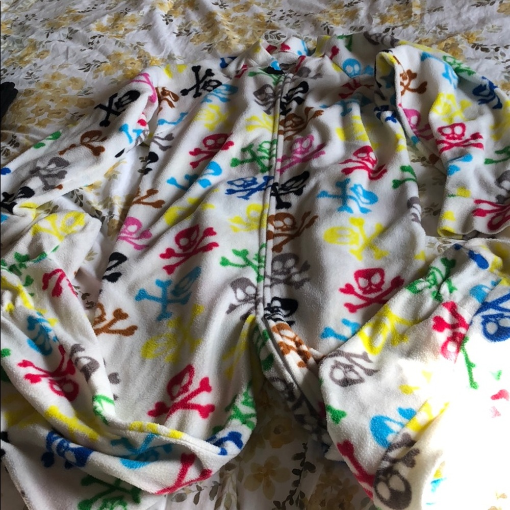 Fleece footie pajamas